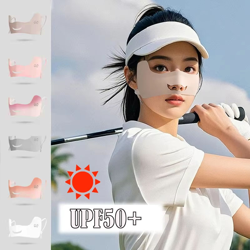 Masque d'été en soie glacée, é - Sports Mask Breathable avis et prix