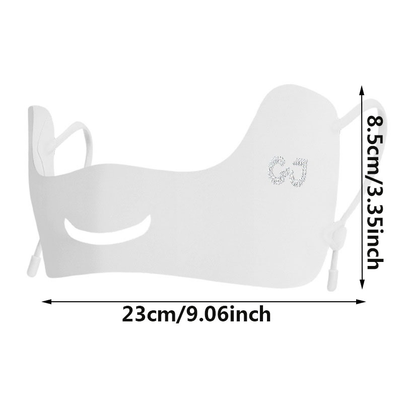 Masque d'été en soie glacée, é - Sports Mask Breathable avis et prix