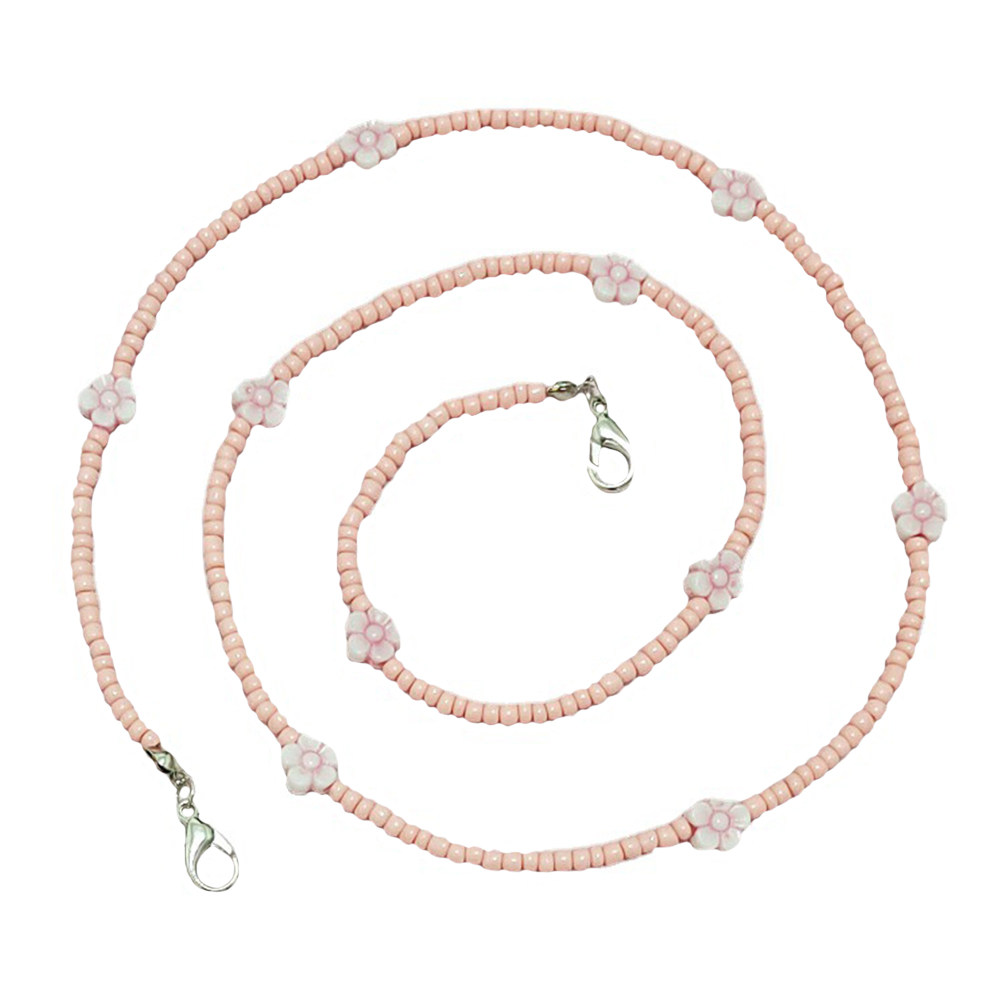 Cordon de cou bohème perlé pou - Mask Chain Holder avis et prix